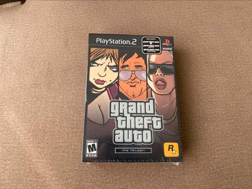 PS2 Grand Theft Auto Trilogy Nieuw Geseald, Spelcomputers en Games, Games | Sony PlayStation 2, Zo goed als nieuw, Avontuur en Actie
