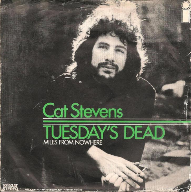 Single vinyl  CAT STEVENS – Tuesday's Dead (1971 - NL), Cd's en Dvd's, Vinyl Singles, Gebruikt, Single, Rock en Metal, 7 inch