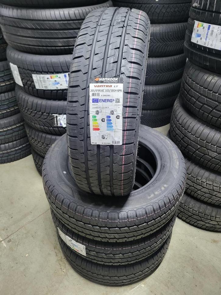 4 x 205/65/16C Hankook Vantra LT NIEUW 400,- Incl montage !, Auto-onderdelen, Banden en Velgen, Band(en), Zomerbanden, 16 inch
