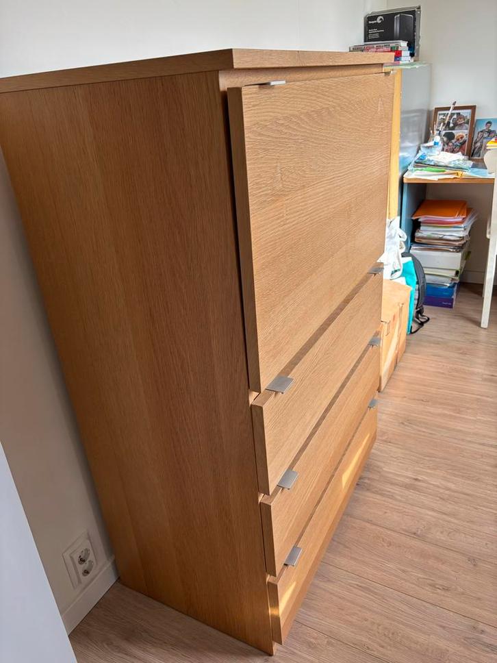 Gratis: Bureau, kastje met klep, secretaire, Huis en Inrichting, Kasten | Vitrinekasten, Gebruikt, 100 tot 150 cm, 50 tot 100 cm