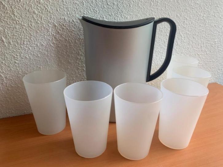 Mepal Rosti Omega: sap- of waterkan met bekers #2, Caravans en Kamperen, Kampeeraccessoires, Zo goed als nieuw, Ophalen of Verzenden