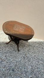 Afrikaans vintage tafeltje, Ophalen of Verzenden, Gebruikt, Rechthoekig, Hout