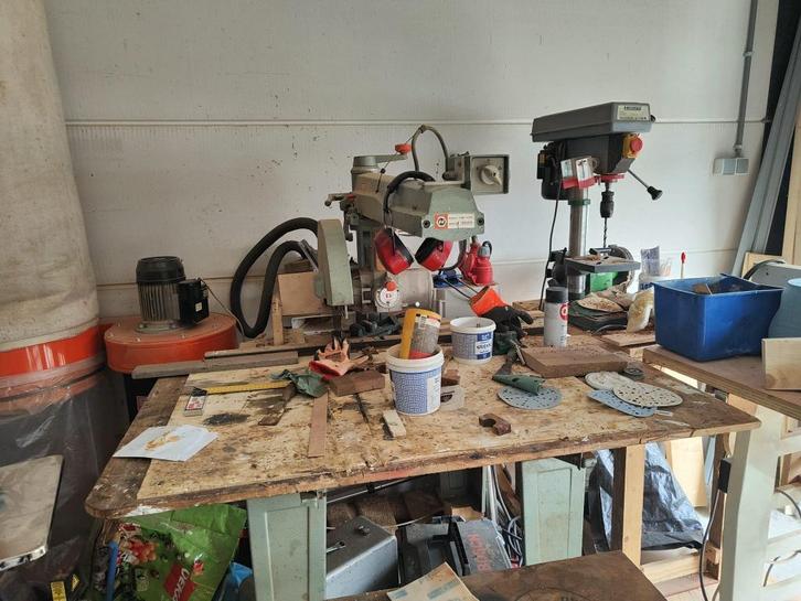 DIVERSE WERKPLAATS SPULLEN, Doe-het-zelf en Verbouw, Gereedschap | Overige machines, Gebruikt, Ophalen