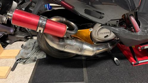 Pm tuning uitlaat, Fietsen en Brommers, Brommers | Tuning en Styling, Zo goed als nieuw, Ophalen