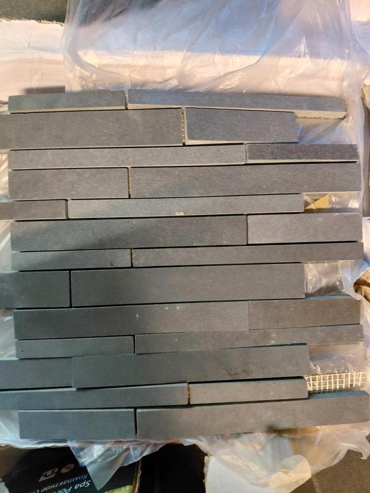 Steenstrips 2x 0.66m - Wandbekleding, Doe-het-zelf en Verbouw, Tegels, Nieuw, Wandtegels, Overige materialen, 20 tot 40 cm, 20 tot 40 cm