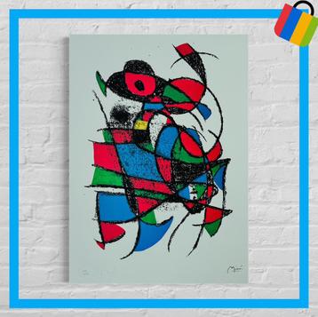 🟢 Joan Miro abstract gesigneerd - met certificaat -
