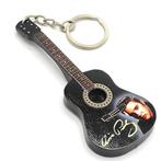 Elvis Presley zwart gitaar van hout sleutelhanger keychain, Verzamelen, Muziek, Artiesten en Beroemdheden, Info@deconoord.nl, Deco Noord