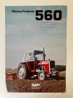 Massey Ferguson 560 trekker tractor folder brochure, Ophalen of Verzenden, Gelezen