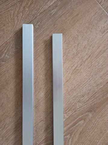 RVS Gordijnrails 2x 365cm beschikbaar voor biedingen