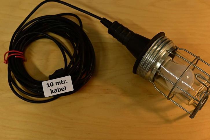 De klassieke looplamp voor de ECHTE vakman!  (LED/tungsten), Doe-het-zelf en Verbouw, Bouwverlichting, Gebruikt, Lamp met armatuur