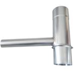 Zinken regentonvuller ø80 voor een regenpijp Water opvangen!, Nieuw, Ophalen of Verzenden, Zink, Minder dan 2 meter