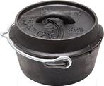 Dutch Oven grillpan zonder pootjes NIEUW IN DOOS !!, Ophalen of Verzenden, Nieuw, Gietijzer, Koekenpan of Braadpan