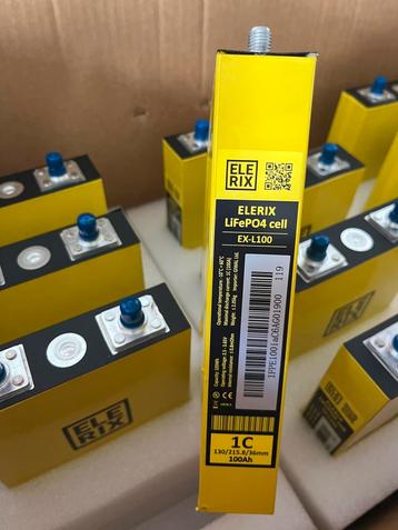 Nog 15 stuks: ELERIX LiFePO4 Batterij 3.2V/100Ah - Nieuw beschikbaar voor biedingen