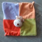 Knuffeldoekje / knisperdoekje aap met vrolijke kleuren, Ophalen of Verzenden, Zo goed als nieuw, Overige typen