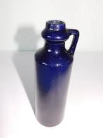 Vintage kruikje of fles met oor, donkerblauw keramiek, genum, Ophalen of Verzenden, Huis en Inrichting