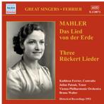 CD Mahler Das Lied Von de Erde/Three Ruckert Lieder, Cd's en Dvd's, Ophalen of Verzenden, Classicisme, Zo goed als nieuw, Overige typen