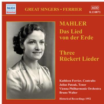 CD Mahler Das Lied Von de Erde/Three Ruckert Lieder  beschikbaar voor biedingen