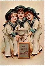 5 Blanco ansichtkaarten Thema: Coca-Cola, Verzenden, 1960 tot 1980, Ongelopen, Overige thema's