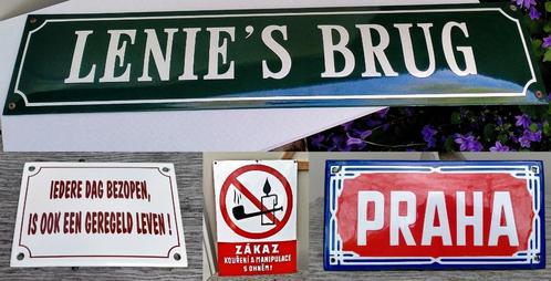Div Antieke / Oude Bol Emaille Bord / Borden - Zie Omschr, Antiek en Kunst, Curiosa en Brocante, Ophalen of Verzenden