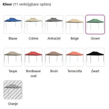 Partytent opvouwbaar paviljoen pagodetent 3x4,5 GRTS BEZORGD beschikbaar voor biedingen