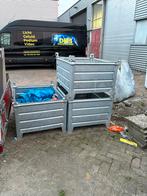 Stapelbakken staal 4 stuks, Ophalen, Zo goed als nieuw, Overige typen, Minder dan 2 meter