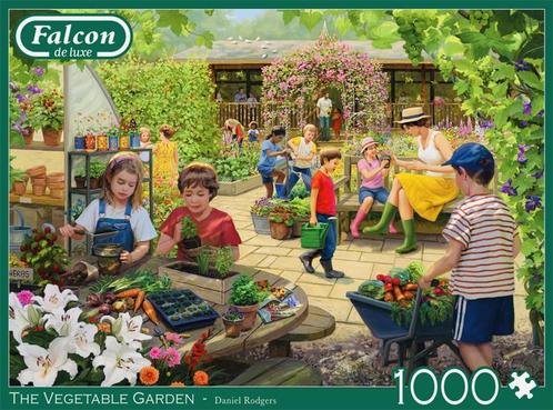 Falcon de Luxe - The Vegetable Garden - 1000 stukjes, Hobby en Vrije tijd, Denksport en Puzzels, Nieuw, Legpuzzel, 500 t/m 1500 stukjes