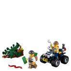 Lego setje city 60065 atv patrouille voertuig incl boekje, Ophalen of Verzenden, Gebruikt