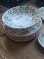 Vintage Servies met Bloemenmotief, Ophalen of Verzenden, Zo goed als nieuw, Overige stijlen, Aardewerk