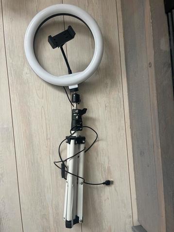 Ringlamp met Statief - Perfect voor Video's! beschikbaar voor biedingen