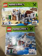 Lego minecraft, 2 dozen, 21121 en 21120, Ophalen of Verzenden, Gebruikt, Complete set, Lego