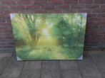 Canvas natuur schilderij in verpakking!!, Ophalen, Nieuw, Schilderij, 75 cm of meer