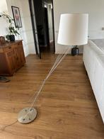 RVS Vloerlamp met Witte Kap, Ophalen, Gebruikt, Metaal, 150 tot 200 cm