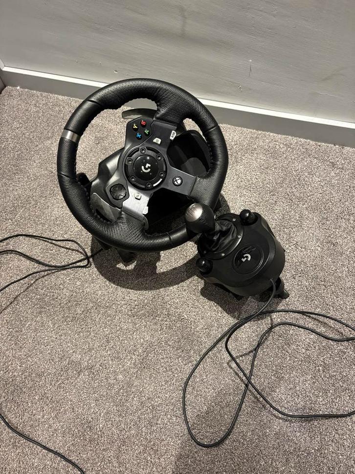 Logitech G920 Racing Wheel + Schakelpook + Pedalen, Spelcomputers en Games, Spelcomputers | Overige, Gebruikt, Ophalen of Verzenden
