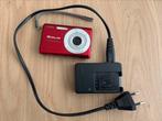 Casio Exilim camera rood met oplader en SD kaart, Audio, Tv en Foto, Fotocamera's Digitaal, Gebruikt, Verzenden, Compact, Overige Merken