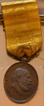 Oranje lintje Willem III - Voor Ijver en Trouw, Ophalen of Verzenden, Overige soorten, Nederland, Lintje, Medaille of Wings