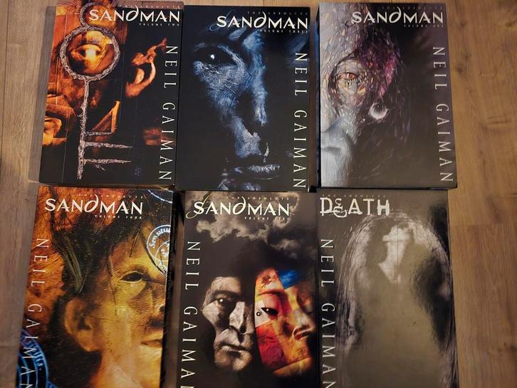 VERLAAGD!! ABSOLUTE SANDMAN 1-5 + DEATH + EXTRA'S. DC Gaiman, Boeken, Strips | Comics, Nieuw, Complete serie of reeks, Amerika