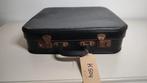 K504 VINTAGE stewardess koffer zwart in goede staat, Overige materialen, Gebruikt, Minder dan 50 cm, Ophalen of Verzenden