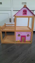 Te koop een leuk poppenhuis/ playmobile huis, Ophalen, Zo goed als nieuw, Poppenhuis