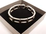 925 Zilveren Schakel Armband - 17,5 cm / 39 gram, Onbekend, Ophalen of Verzenden, Zo goed als nieuw, Onbekend