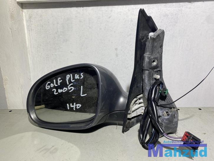 VW GOLF Plus Links grijs LA7T spiegel buitenspiegel 2004-201, Auto-onderdelen, Spiegels, Volkswagen, Gebruikt, Ophalen of Verzenden