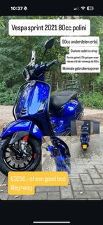 Vespa sprint 80cc Eye catcher. WEG=WEG KOOPJE!, Fietsen en Brommers, Scooters | Piaggio, Ophalen, Zo goed als nieuw, Overige modellen