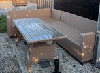 Lounge tuinset, Ophalen, Kunststof, 6 zitplaatsen, Zo goed als nieuw
