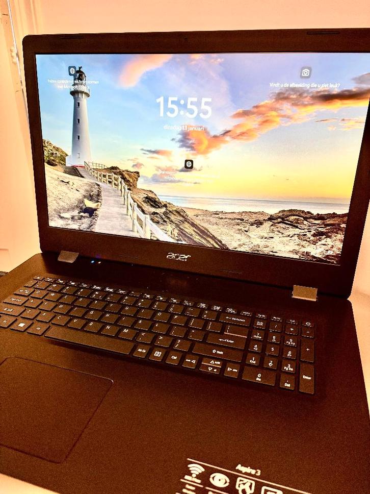 Acer Aspire 3 scherm 17 inch in zeer nette staat, Computers en Software, Windows Laptops, Zo goed als nieuw, 17 inch of meer, 2 tot 3 Ghz