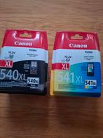 Canon 540XL Zwart & 541XL Kleur Inktcartridges, Computers en Software, Printerbenodigdheden, Ophalen of Verzenden, Nieuw, Cartridge