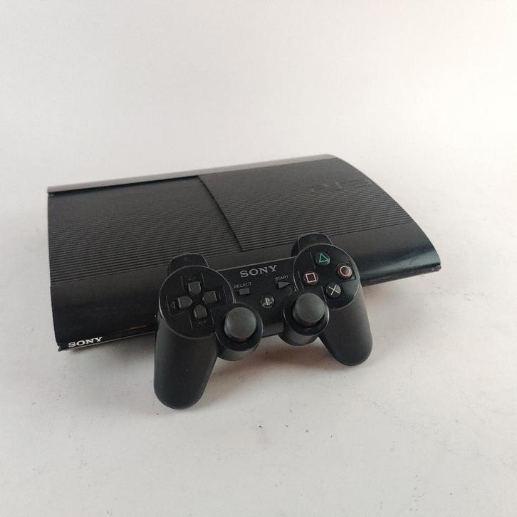 Playstation 3 Superslim 12gb + Controller || Nu € 79.99, Spelcomputers en Games, Spelcomputers | Sony PlayStation 3, Gebruikt