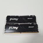 Kingston Fury Beast DDR4 3600mhz 16GB (2x 8GB), Gebruikt, DDR4, Ophalen of Verzenden, Desktop