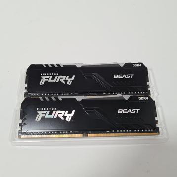 Kingston Fury Beast DDR4 3600mhz 16GB (2x 8GB) beschikbaar voor biedingen