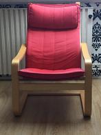 Stoel, Ikea, rood, Ophalen, Gebruikt, 50 tot 75 cm