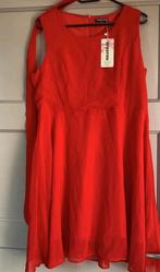 Rood jurkje ofeefan, Zo goed als nieuw, Maat 46/48 (XL) of groter, Ophalen, Rood