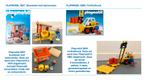 Playmobil 3207 - bouwkeet met betonmolen & 3506 forkheftruck, Gebruikt, Ophalen of Verzenden